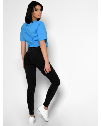 Графитовые джинсы скинни 55126, Цвет: Графит, Размер: 26