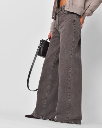 Жіночі джинси Wide Leg 57149, Колір: Капучино, Розмір: XS, зображення 5