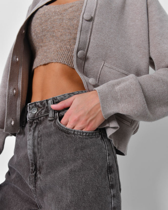 Жіночі джинси Wide Leg 57149, Колір: Капучино, Розмір: XS, зображення 7