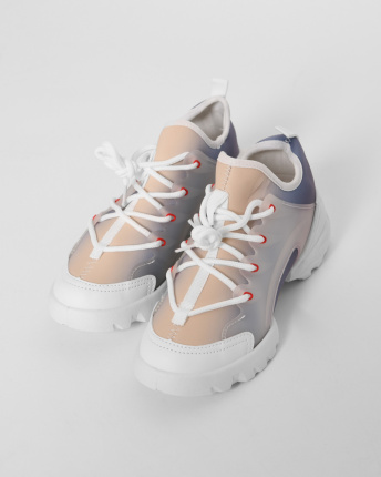 Стильные летние кроссовки 45014, Цвет: Белый, Размер: 37