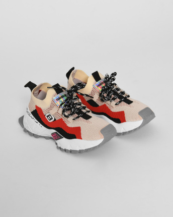 Летние кроссовки на высокой подошве 45015, Цвет: Мультиколор, Размер: 37