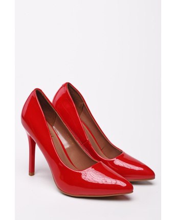 Красные туфли-лодочки из эко-кожи 35235, Цвет: Красный, Размер: 37