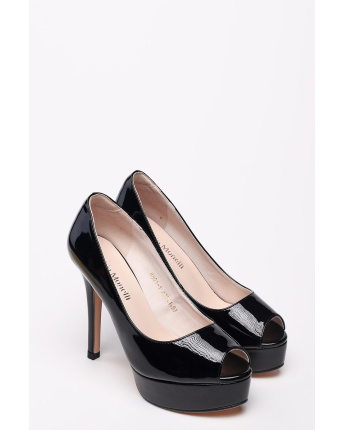 Черные туфли на высоком каблуке 35238, Цвет: Черный, Размер: 37