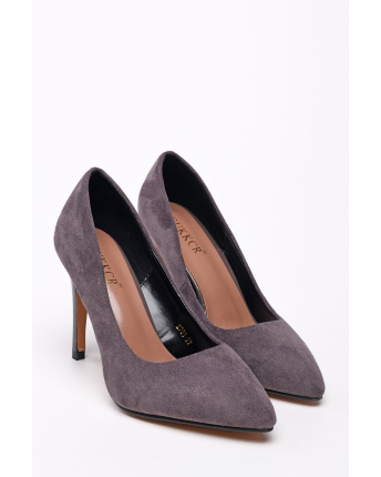 Стильные женские демисезонные туфли-лодочки 35239, Цвет: Графит, Размер: 37