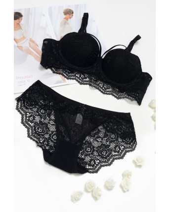 Комплект Mon petit Tillii -31454-8 34815, Цвет: Черный, Размер: 70 С трусики S