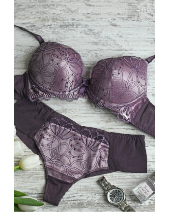 Комплект Mon petit Tillii -31482-19 35150, Цвет: Лавандовый, Размер: 70 B трусики S