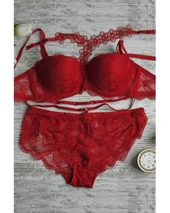 Комплект Mon petit Tillii -31400-14 34791, Цвет: Красный, Размер: 80 В трусики L