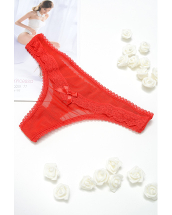 Стринги Mon petit Tillii -31461-14 34841, Цвет: Красный, Размер: XS-S