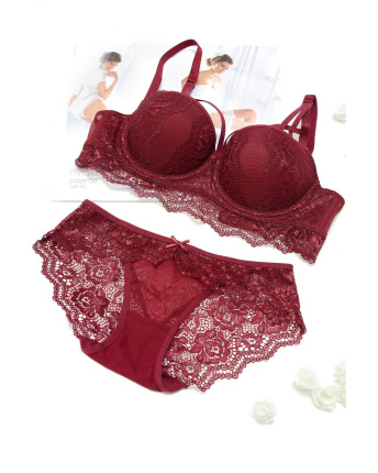 Комплект Mon petit Tillii -31454-16 34814, Цвет: Бургунди, Размер: 70 С трусики S