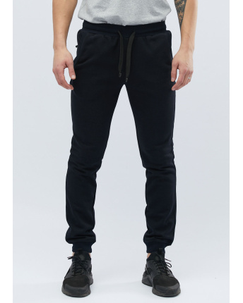 Зауженные спортивные брюки цвет темно-синий 31927, Цвет: Темно-синий, Размер: S