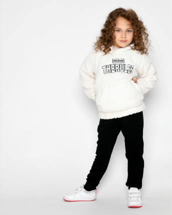Плюшевый детский костюм с капюшоном "Inversion THERULES" 53197, Цвет: Белый, Размер: 116