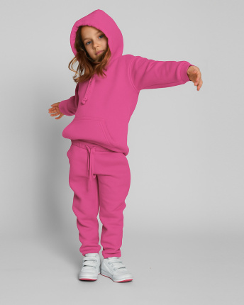 Детский малиновый спортивный костюм унисекс на флисе 53302, Цвет: Малина, Размер: 104