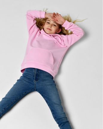 Дитячий худі унісекс колір троянда 55694, Колір: Рожевий, Розмір: 122