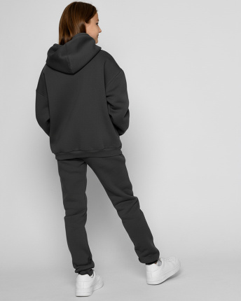 Подростковый спортивный костюм на флисе 56135, Цвет: Графит, Размер: 122, изображение 4