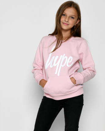Розовый свитшот с рисунком HYPE 52546, Цвет: Розовый, Размер: 140 см