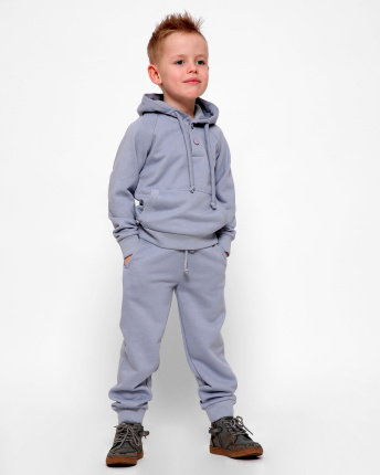 Дитячі штани в сіро-блакитному кольорі 32012, Колір: Блакитний, Розмір: 92