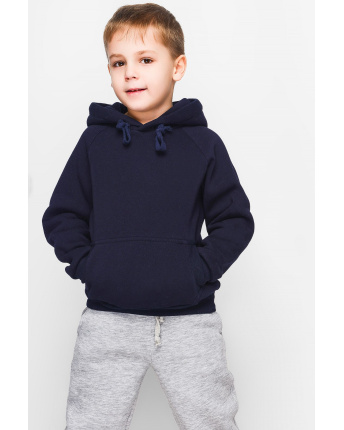 Дитячий худі на флісі 30452, Колір: Синій, Розмір: 92