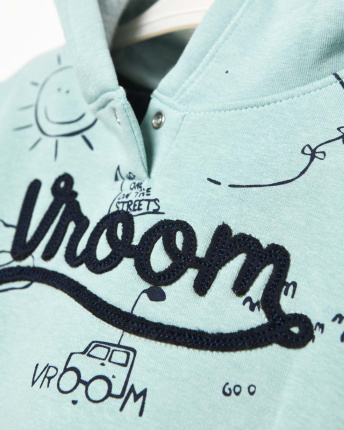 Костюм на флисе для малышей 53190, Цвет: Мята, Размер: 74