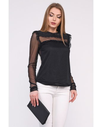 Блуза Carica BK-7685-8 35063, Цвет: Черный, Размер: M