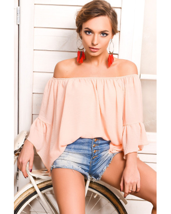 Блуза Carica BK-7399-27 32947, Цвет: Персиковий, Размер: XS