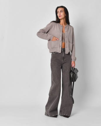 Кардиган Rica Rossa 50018-10 57112, Цвет: Бежевый, Размер: ONE SIZE, изображение 3