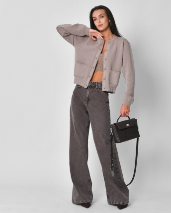 Кардиган Rica Rossa 50018-10 57112, Цвет: Бежевый, Размер: ONE SIZE, изображение 4