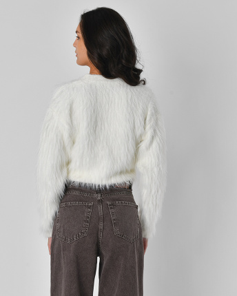 Кардиган Rica Rossa 50023-36 57119, Цвет: Молочний, Размер: ONE SIZE, изображение 5