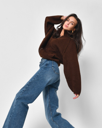 Кардиган Rica Rossa 50016-26 57099, Цвет: Коричневый, Размер: ONE SIZE, изображение 7