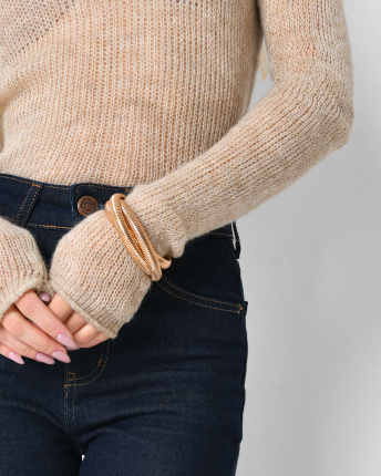 Свитер Rica Rossa 50021-10 57127, Цвет: Бежевый, Размер: ONE SIZE, изображение 4