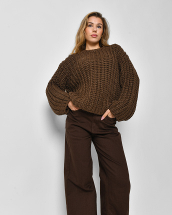 Свитер Rica Rossa 50014-26 57102, Цвет: Коричневый, Размер: ONE SIZE, изображение 4