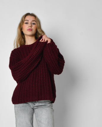 Свитер Rica Rossa 50014-16 57103, Цвет: Бордовый, Размер: ONE SIZE, изображение 4