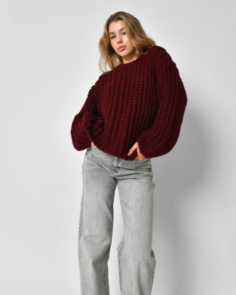 Свитер Rica Rossa 50014-16 57103, Цвет: Бордовый, Размер: ONE SIZE, изображение 5