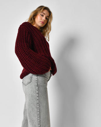 Свитер Rica Rossa 50014-16 57103, Цвет: Бордовый, Размер: ONE SIZE, изображение 6