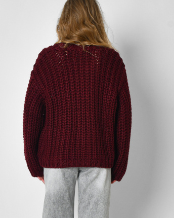 Свитер Rica Rossa 50014-16 57103, Цвет: Бордовый, Размер: ONE SIZE, изображение 7