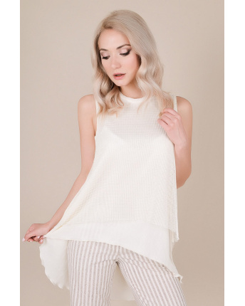 Туника Carica TN-10039-10 33168, Цвет: Молочний, Размер: XS