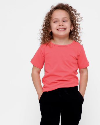 Дитяча футболка Standart, кораловий 32067, Колір: Корал, Розмір: 92