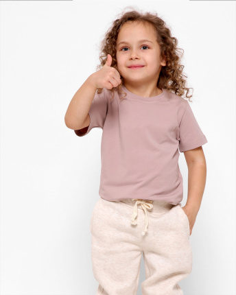 Дитяча футболка Standart, світло-рожевий 33906, Колір: Світло-рожевий, Розмір: 92