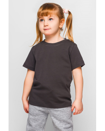Дитяча футболка Standart, графіт 30534, Колір: Графіт, Розмір: 92
