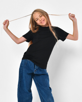 Дитяча футболка Standart, чорний 30132, Колір: Чорний, Розмір: 92