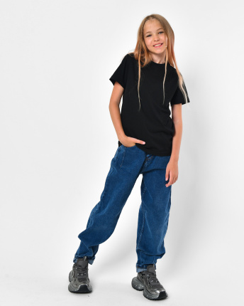 Дитяча футболка Standart, чорний 30132, Колір: Чорний, Розмір: 92, зображення 5