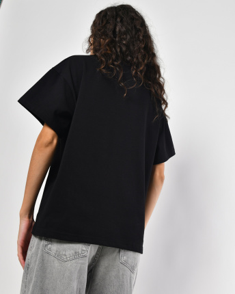 Футболка женская Premium oversize CRC FP-140-8 57825, Цвет: Черный, Размер: S, изображение 8