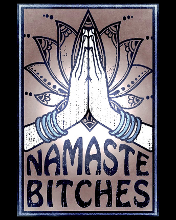 Футболка чоловіча з принтом  CRC 16050-8 Namaste 57071, Колір: Чорний, Розмір: S, зображення 3