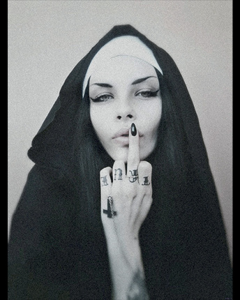 Футболка чоловіча з принтом  CRC 16051-8 Not Saint 57072, Колір: Чорний, Розмір: S, зображення 3