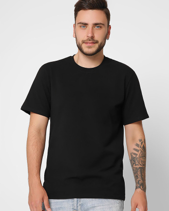 Футболка чоловіча з принтом  CRC 16005-8 Don't Look Back 56325, Колір: Чорний, Розмір: S, зображення 2