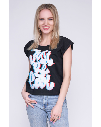 Футболка CRC FK-223-8-0951 58041, Цвет: Черный, Размер: XS