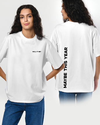 Женская белая футболка с принтом Will It Be 57975, Цвет: Белый, Размер: XS