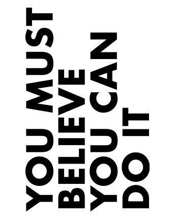 Жіноча біла футболка з принтом You Can Do It 57976, Колір: Білий, Розмір: L, зображення 3
