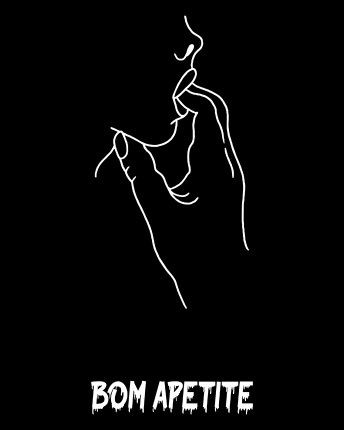 Футболка мужская с принтом  CRC 16035-8 Bon Apetite 57051, Цвет: Черный, Размер: S, изображение 3