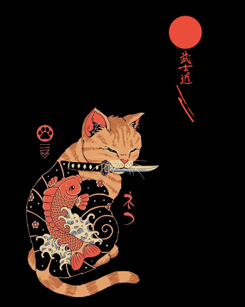 Женская футболкаCRC 26037-8 Cat Japan 57984, Цвет: Черный, Размер: XS, изображение 3