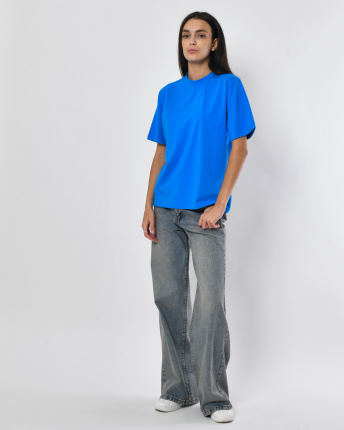 Футболка унисекс базовая oversize Premium CRC FP-133-21 57809, Цвет: Голубой, Размер: S, изображение 9